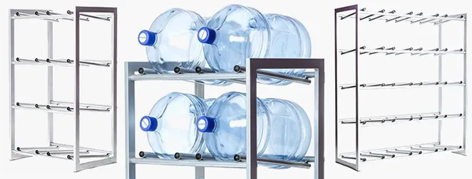 Стеллажи для бутилированной воды Стеллажи для бутилированной воды