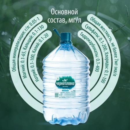Черноголовка вода 19 литров без залога